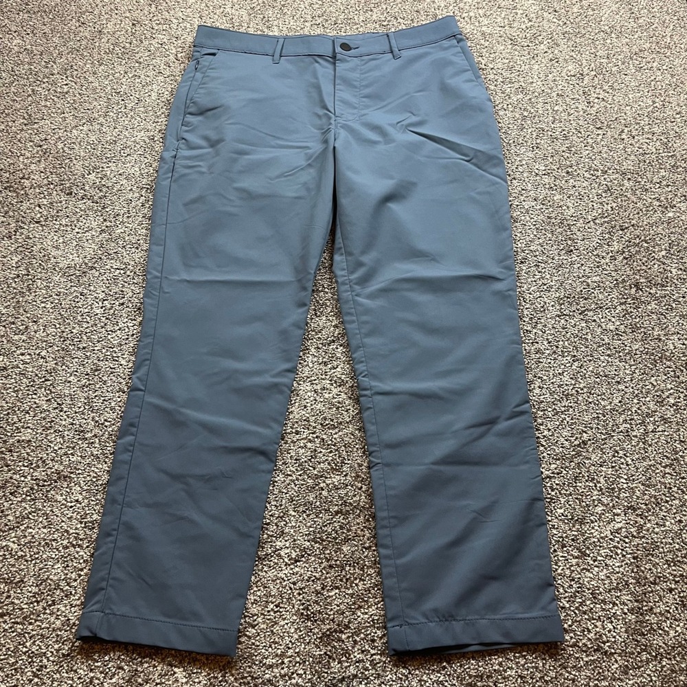 Banana Republic‎ Mens Size 34x29 Gray Straight Leg Dress Pants Polyester
